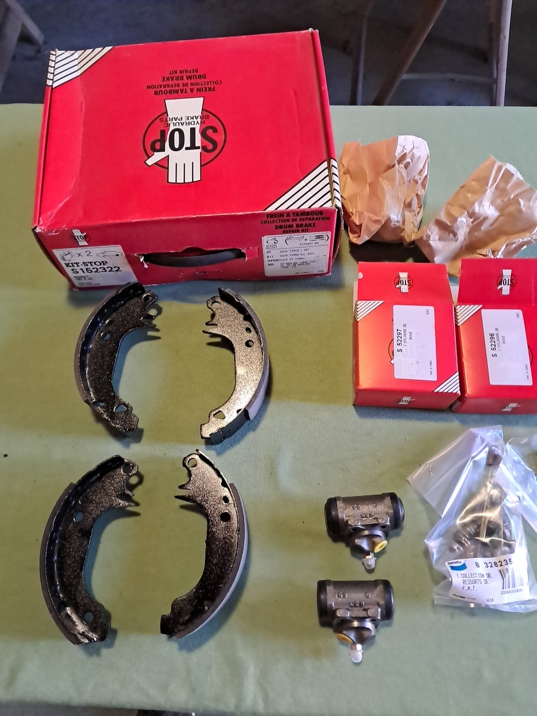 Kit de frein arrière Peugeot 309 pour remplacer un cylindre de roue qui fuit