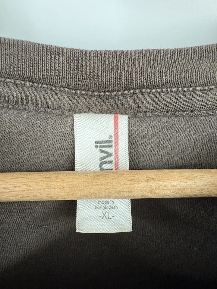 Austin City Limits Music Festival 2007 T 恤成人尺寸 XL Bjork 白色条纹 — 第 3/4 张图片