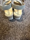Mephisto Leather Sandals Light Khaki Size 40 Size 9 US  Green Tortoise Buckle — photo 6