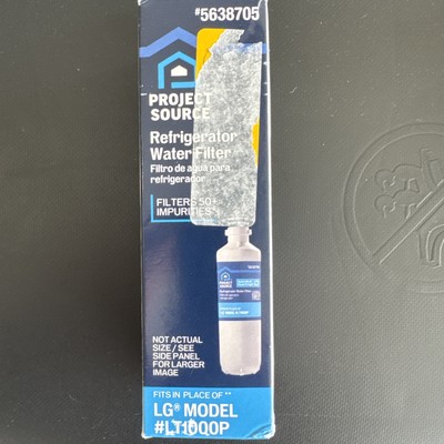 Project Source 6-Month Twist-in Refrigerator Water Filter L-5-2 Fits LG LT1000P