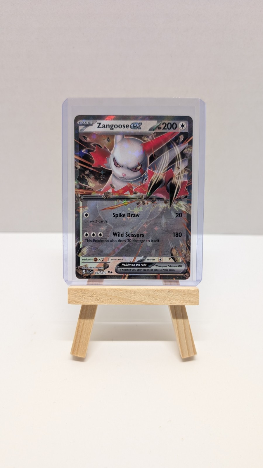 Pokémon TCG, Zangoose Ex 167/217 - Ascended Heroes