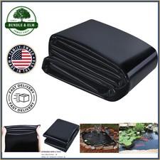 20 Mil Pond Liner, 7 x 10 Feet Durable HDPE, Ideal for Small Outdoor Ponds