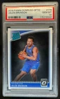2018-19 Donruss Optic Jalen Brunson Rookie RC #179 Mavericks PSA 10