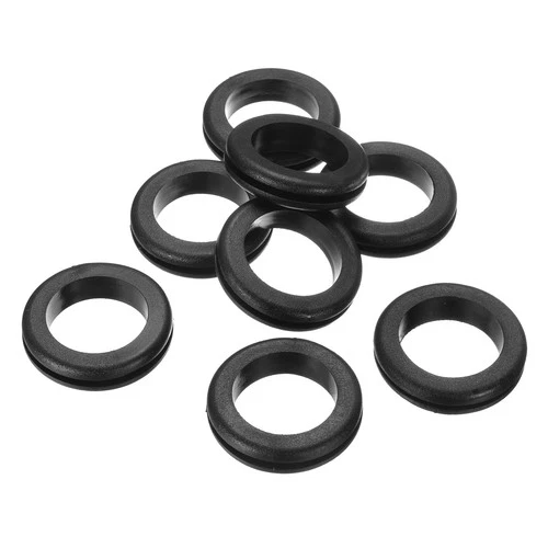 8Pcs, 35x40mm Rubber Grommets, Firewall Grommet Automotive for Wiring, Black
