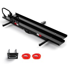 IRONMAX Bike Motorcycle Carrier Truck Pick Up Hauler Hitch Rack Trailer Ramp