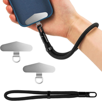 2 StüCk Edelstahl Handykette Universalpads,Handy Lanyard Pads, Handyband Mit Met