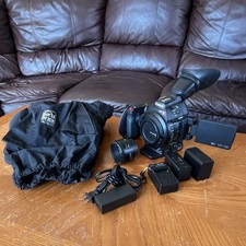 Canon EOS C100 Mark II Cinema Camcorder Black w/ EF 50mm Lens