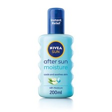 NIVEA SUN After Sun Moisture Spray (200 ml) Organic, 48H Moisturising Spray