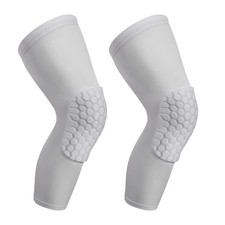 2 Pack Basketball Knee Pads Knee Sleeves Honeycomb Anti Collision Knee Pads L