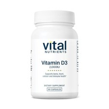 Vital Nutrients Vitamin D 2000 IU  D3 90 Count Pack of 1 
