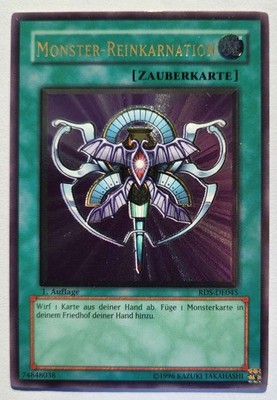 Monster-Reinkarnation [Ultimate Rare] 1.Auflage RDS-DE045 Yu-Gi-Oh!