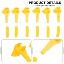 Plastic Tyre Changer Head Protectors Yellow Tire Mount Demount Insert Rim Parts
