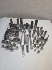 Miscellaneous Sockets And Rachets Lot Weighing 11 Lbs W Free Shipping