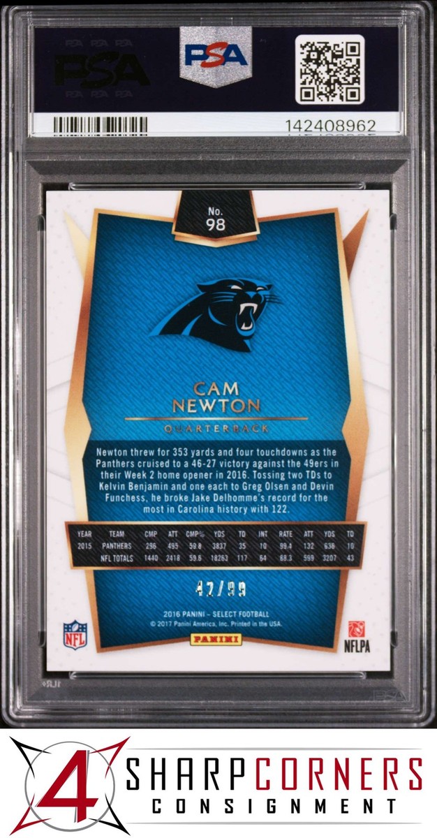 Carte Trading Card Cam Newton Panthers - 2017 Panini Black Friday Jumbo Patch #BFF-CN
