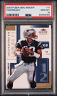 Tom Brady 2003 Fleer Genuine Insider #11 New England Patriots (Pop: 32) - PSA 10