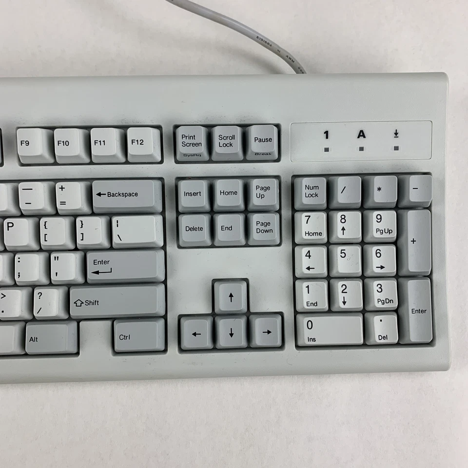 Zenith KB-5323 Clicky Vintage Keyboard PS/2 Vintage Tested - Image 4 of 4