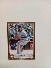2022 Topps Update #US198 Garrett Richards Gold #/2022 Texas Rangers