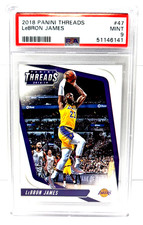 2018 Panini Threads LeBRON JAMES Basketball Card PSA 9 MINT