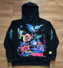 Juice WRLD 999 x Vlone Cosmic Legends Never Die Hoodie Black Sz M