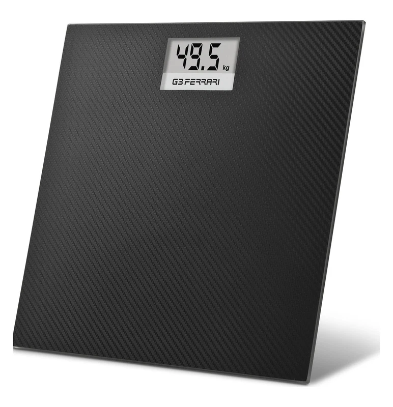 Bilancia Pesapersona Digitale G3Ferrari G30071 PESiO Vetro Carbonio 150 kg Bagno, fotografia 9 di 9