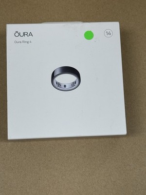 Oura Ring Gen 4 Size 14 BLACK Activity Tracker IN ORIGINAL BOX