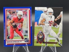 2025 Donruss Retro 1995 Marvin Harrison Jr & Blue Press Proof Arizona Cardinals