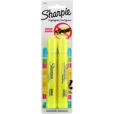 6 Pack Sharpie Smear Guard Highlighter, 2 Ct 1.3 oz