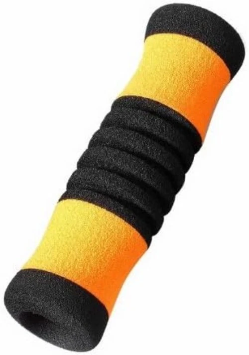 Elegante empuñadura de bastón de repuesto naranja/negro - diseño ligero y ergonómico Foto 2 de 2