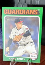 2024 Topps Heritage High Number - Cade Smith #611 Green Border (RC)