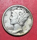 1925 US Mercury SILVER Dime "Philadelphia" Mint! Choice Very Fine! Old Coin!