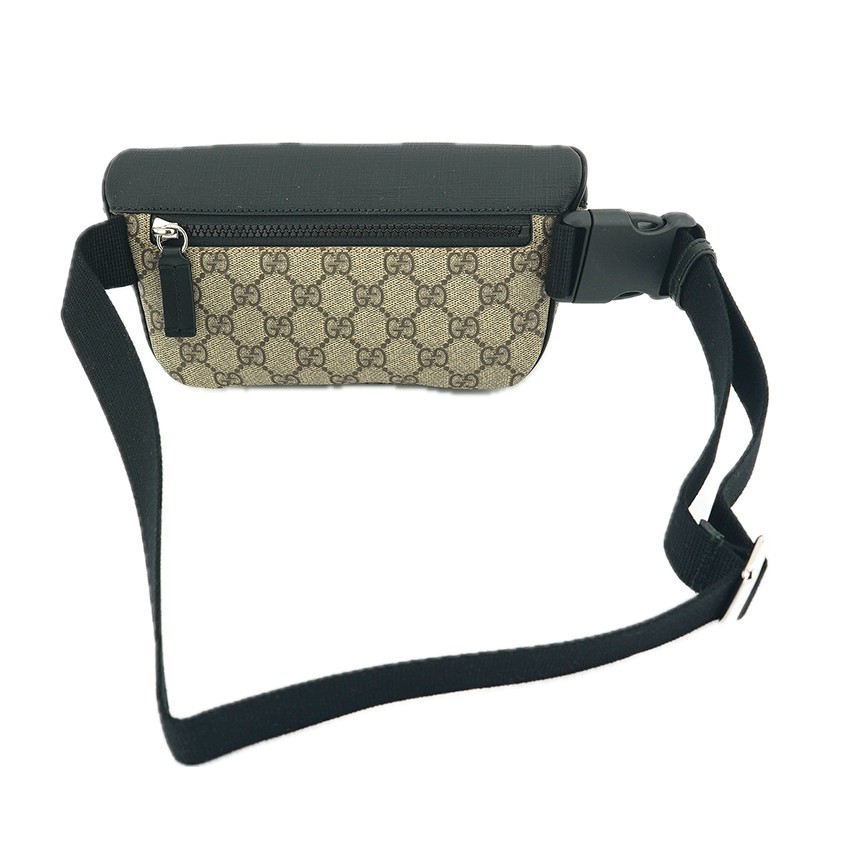 Gucci Unisex GG Supreme Belt Bag Beige Canvas 152163687 thumbnail 14