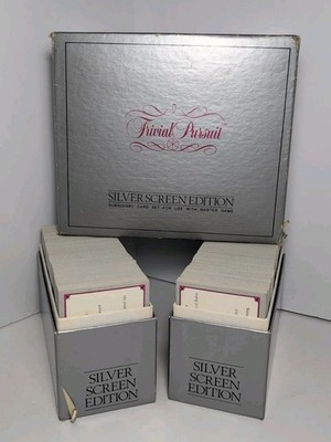 Trivial Pursuit Silver Screen Edition Subsidiary Card Set