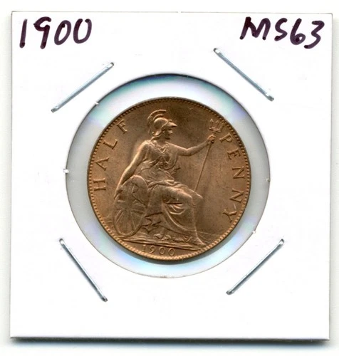 1900 Victoria Half Penny — photo from the most recent tracked eBay sale