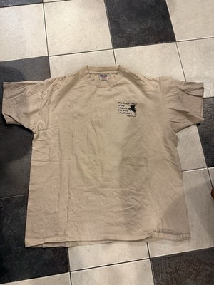 Tan vintage 1996 Campalot Tadmor Single Stitch Tee Shirt