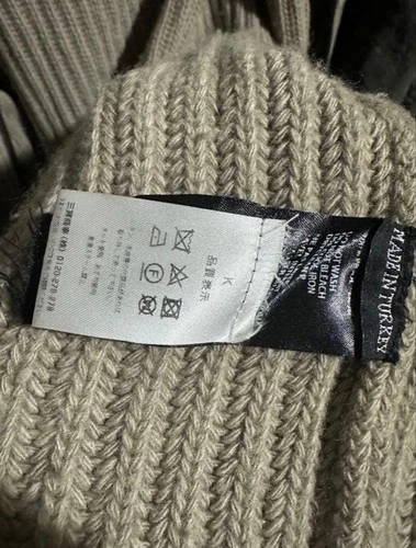 Haider Ackermann Wool Driver's Knit Sweater Beige Size M image 5