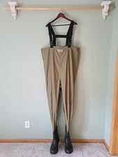 Vintage LL Bean Green Chest Waders Men's Size XL Boot Sz 12  Outdoor Gear