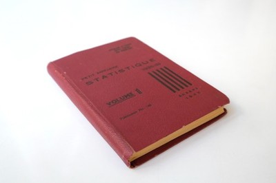 Turkey-Statistical Yearbook 1938-39, Volume 1, French Edition-Rare, 1940