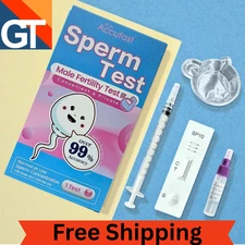 Male Fertility Sperm Test Kit 99% Accurate Home Test Fast & Private Results