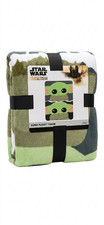 Star Wars Mandalorian Grogu Baby Yoda Super Plush Throw Blanket 46x60 Soft Fleec