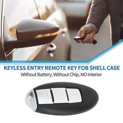 2 Tasten Schlüsselgehäuse Keyless Entry Remote Key Fob für Nissan Juke