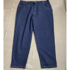 Levi  s Vintage Jeans 32W / 46 Womens USA Dark Waist Back Elastic Waist White Tab