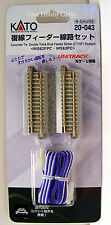 KATO N Scale 20-043 62mm Dual Feeder Track Ws62fpc for sale online