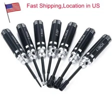 Steel Mini Screw Driver Tool Kit Set (7pcs) For RC car 1/10 SCX10 TRX4 D90 etc