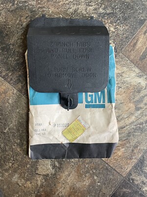 NOS 82-89 Camaro Firebird Trans Am GM Fuse Door Cover Hush Panel