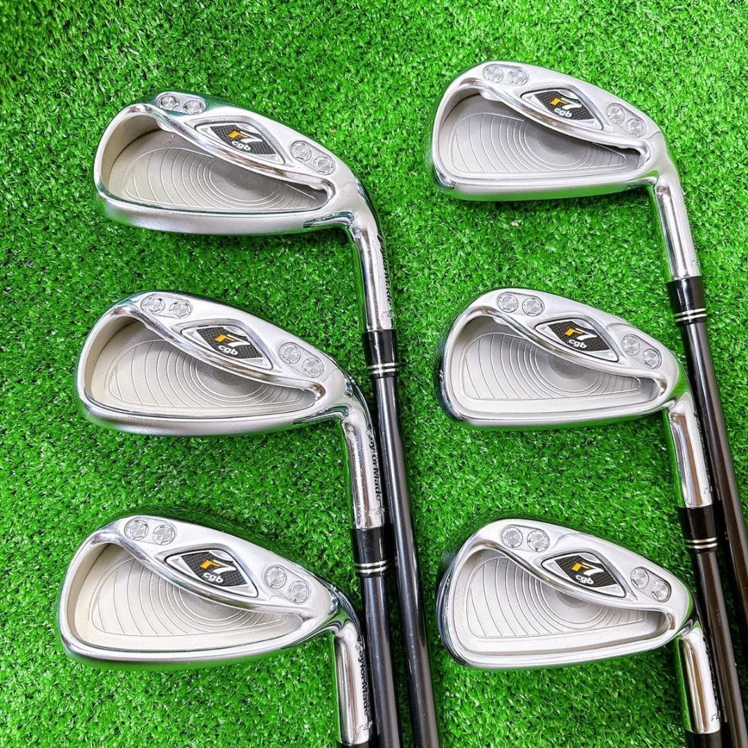 Set of 6 x TaylorMade rac cgb Irons 5-PW Stiff Graphite Shafts TaylorMade Grips Set of 6 x TaylorMade rac cgb Irons 5-PW Stiff Graphite Shafts TaylorMade Grips