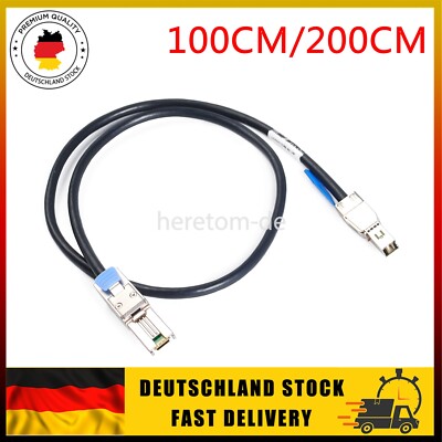 1M/2M Für Dell MD1220 Externes Mini SAS Kabel SFF-8088 auf SFF-8644 YJXMR DE
