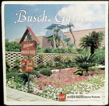 BUSCH GARDENS Tampa Florida 3d View-Master 3 Reel Packet