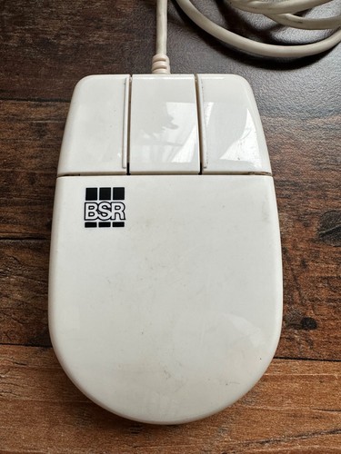 Vintage BSR BX400 3 Button Ball Mouse RARE No Test - Picture 5 of 23
