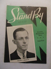 STAND BY MAGAZINE JUNE 1937 WILLIAM T. ANDERSON VINTAGE WLS CHICAGO RADIO