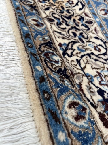Wunderschöne Handgeknüpfte Nain Perserteppich Tapis Alfombra Carpet ca 361X250cm - Bild 15 von 23